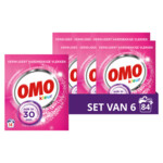 6x OMO Waspoeder Color 14 Wasbeurten