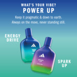 Adidas Vibes Eau de Parfum + Showergel Energy Drive - 14.99 euro