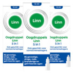3x Linn Oogdruppels 5-in-1 Euphrasia & Hyaluron - 20.16 euro