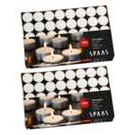 2x SPAAS Theelichten Wit 8 Branduren - 38.94 euro