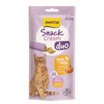 GimCat Kattensnack Cream Duo Kip & Pompoen