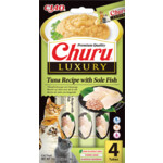 12x Ciao Kattensnack Churu Luxury Tuna & Sole Fish