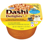 6x Ciao Kattenvoer Nat Dashi Delights Bouillon  Tuna & Cheese