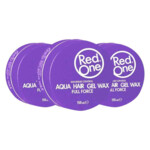 3x Red One Aqua Hair Gel Wax Purple - 8.05 euro