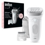 Braun Epilator Silk·épil 7-041 Wit/Zilver - 124.99 euro