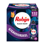 6x Robijn Klein & Krachtig Wasmiddel Black Velvet 22 Wasbeurten