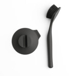 3x Brabantia SinkSide Afwasborstel met Zuignaphouder Dark Grey - 26.92 euro