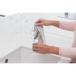 3x Brabantia SinkSide Schoonmaakdoekjes Microvezel 30 x 30 cm Light Grey - 6.99 euro