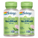 2x Solaray Valeriaan 470 mg - 30.37 euro