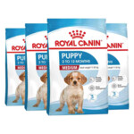 4x Royal Canin Puppy Hondenvoer Medium 4 kg