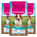 3x Eukanuba Hondenvoer Droog Grain Free Adult Small/Medium Oceaanvis - 61.99 euro