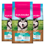 3x Eukanuba Hondenvoer Droog Grain Free Adult Large Oceaanvis