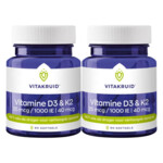 2x Vitakruid Vitamine D3 K2 - 34.19 euro