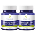 2x Vitakruid Vitamine D3 K2 - 26.26 euro