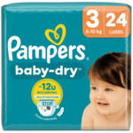 Pampers Baby Dry Luiers Maat 3 (6-10 kg) - 9.65 euro