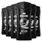 6x Axe 3in1 Douchegel Black - 19.52 euro