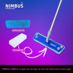 NIMBUS Magic Floor Sweeper XXL 2-in-1 Kit 1 Dweil + 10 Droge Vloerdoekjes - 19.99 euro