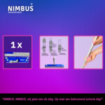 NIMBUS Magic Floor Sweeper XXL 2-in-1 Kit 1 Dweil + 10 Droge Vloerdoekjes - 19.99 euro