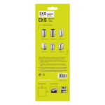 24x EKO Afvalzak met Trekband Wit 10–15 Liter Type C 20 zakken - 48.15 euro