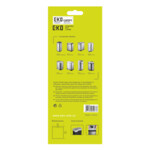 24x EKO Afvalzak met Trekband Wit 18–21 Liter Type D 20 zakken - 70.99 euro
