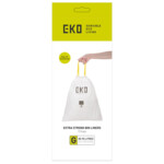 EKO Afvalzak met Trekband Wit 50–90 Liter Type G 10 zakken