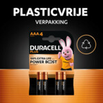 2x Duracell Alkaline Batterijen Mainline Bst AAA - 8.88 euro