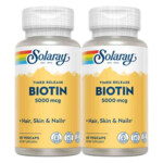 2x Solaray Biotine 5000 mcg Vertraagde Afgifte - 37.55 euro