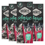 4x Voskes Kattensnack Liquid Treat  Kip