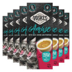 8x Voskes Kattensnack Triple Layer  Rund-Sumiri-Pompoen