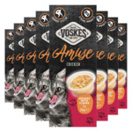 8x Voskes Kattensnack Mousse  Kip