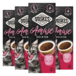 4x Voskes Kattensnack Mousse  Vis in Saus - 20.85 euro
