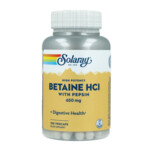 Solaray Betaine HCl 650 mg + Pepsin