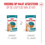 12x Royal Canin Kattenvoer Nat Gravy Ageing 11+ 85 gr