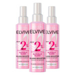 3x L'Oréal Elvive Glycolic Gloss Leave-In Serum - 37.36 euro