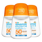 3x Garnier Ambre Solaire Sensitive Expert+ Roll-on Kids SPF 50+ - 43.24 euro