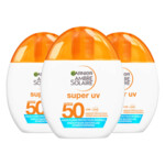 3x Garnier Ambre Solaire Super UV SPF 50 - 69.2 euro