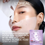 L'Oréal Filler Glass Skin Hydrogel Glow Mask - 8.99 euro