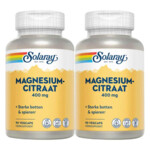 2x Solaray Magnesiumcitraat - 19.16 euro