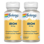 2x Solaray IJzer 50 mg - 24.21 euro
