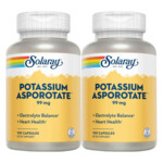 2x Solaray Kalium Asporotat 99 mg(Potassium) - 24.02 euro