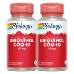 2x Solaray Ubiquinol CoQ10 50 mg - 43.35 euro