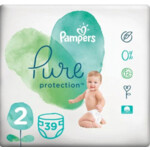 3x Pampers Pure Protection Luiers Maat 2 (4-8kg) - 20.92 euro