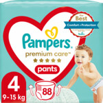 4x Pampers Premium Care Luierbroekjes Maat 4 (9-15kg)