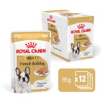 12x Royal Canin Hondenvoer Nat Adult French Bulldog 85 gr