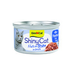 GimCat Kattenvoer Nat ShinyCat Filets in Bouillon  Tonijn - 1.85 euro