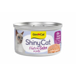 GimCat Kattenvoer Nat ShinyCat Filets in Jelly Tonijn & Garnalen