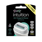 Wilkinson Intuition 2in1 Soap and Shave  Navulmesjes