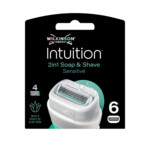 Wilkinson Intuition 2in1 Soap and Shave  Navulmesjes