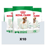 10x Royal Canin Hondenvoer Droog Mini 8+ 800 gr