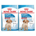 2x Royal Canin Puppy Hondenvoer Medium 4 kg
